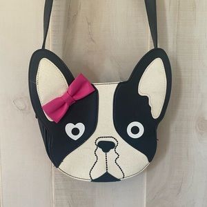 Betsey Johnson Boston Terrier Crossbody Handbag